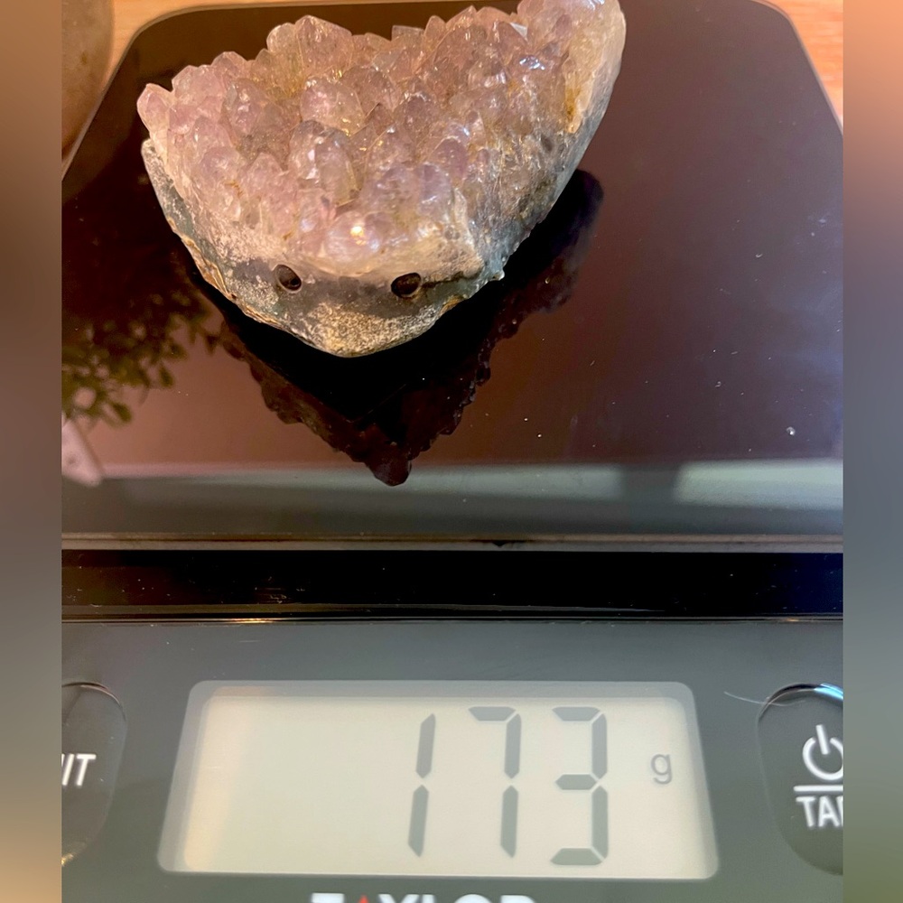 Sledge Hog Amethyst Flower Druzy Slab